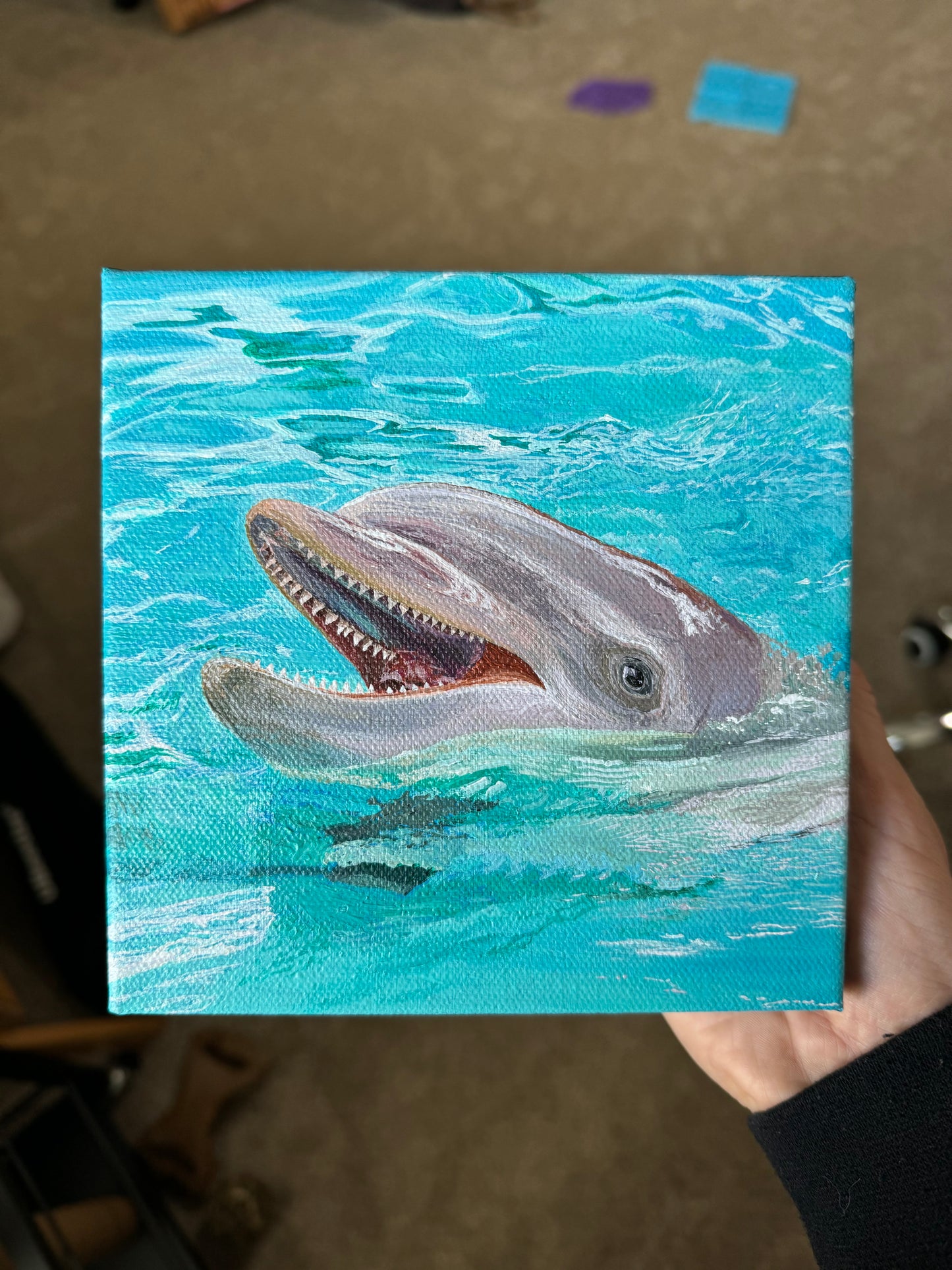 Original Dolphin Painting