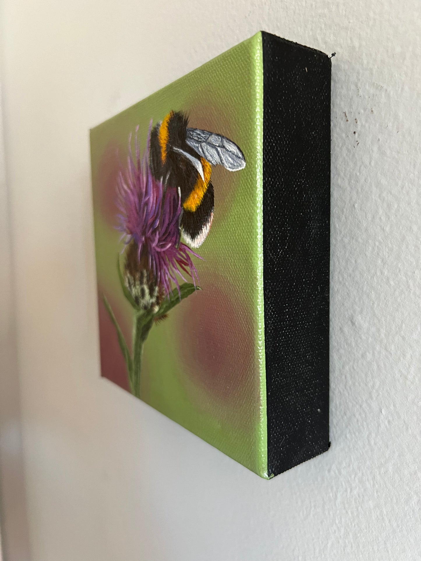 Original Bumblebee with Pink Thistle