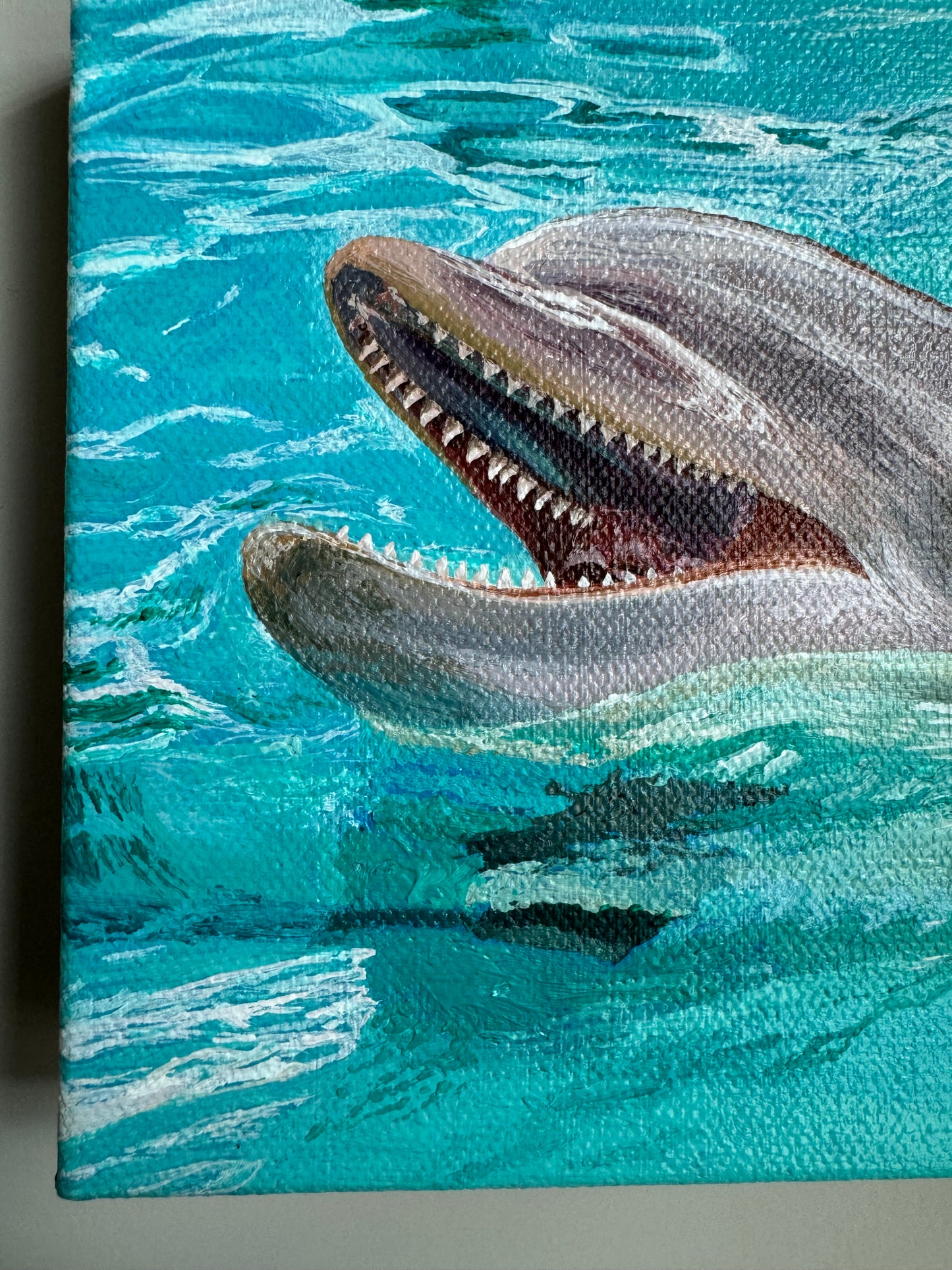 Original Dolphin Painting