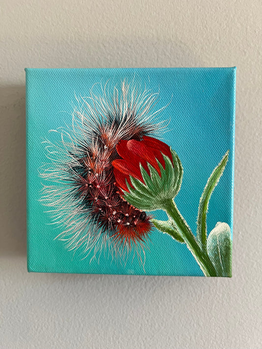 Original Caterpillar Painting